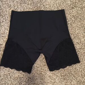 Soma Shapewear medium tightness, Black Lace Trim Shorts
